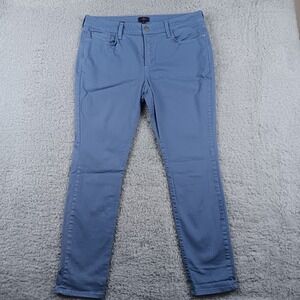 NYDJ Ami Skinny Legging Jeans Womens 14P Blue Lift Tuck Stretch Denim Petite